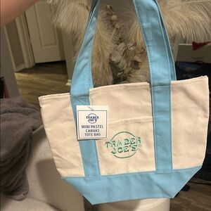 Trader Joe’s Blue mini Canvas Tote